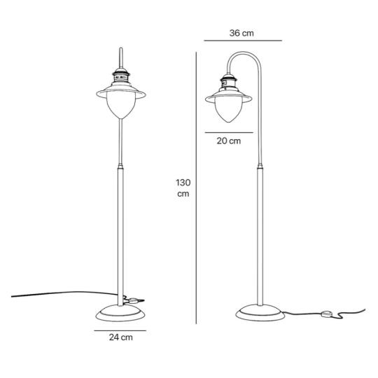 pobrezie klasicky mediteranska stojaca lampa vintage pristav osvetlenie citac lampa spalna obyvacka sklenena tienidlo zlata mosadz zlata obcianska elegantna mediteranska 3.jpg